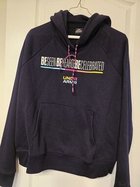 Brand New!  Women's Under Armour Black Liberarion Hoodie